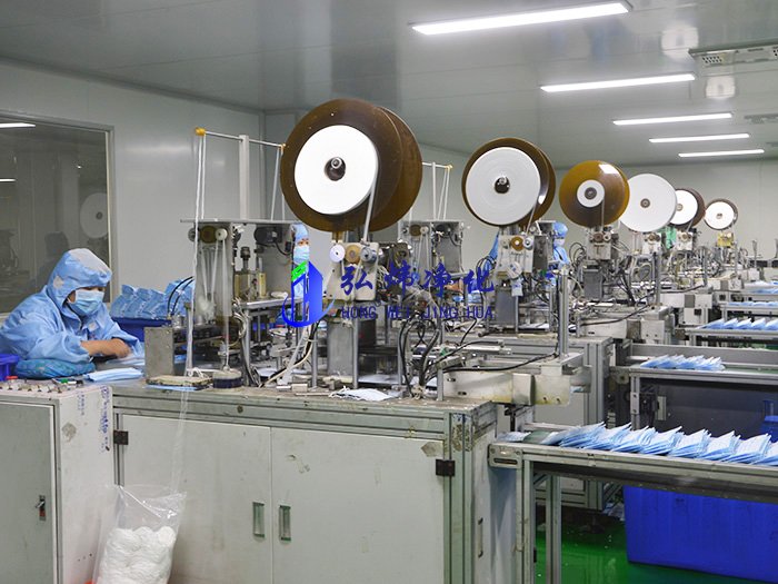 東莞口罩廠無(wú)塵車(chē)間裝修